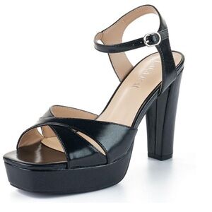 Black Platform Sandals